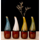 Colorful Ceramic Bud Vases Irregular Shape
